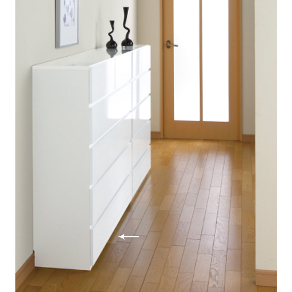 dinos チェスト100cm 奥行46cmキャスター付きツヤツヤチェスト 幅100cm・5段 通販