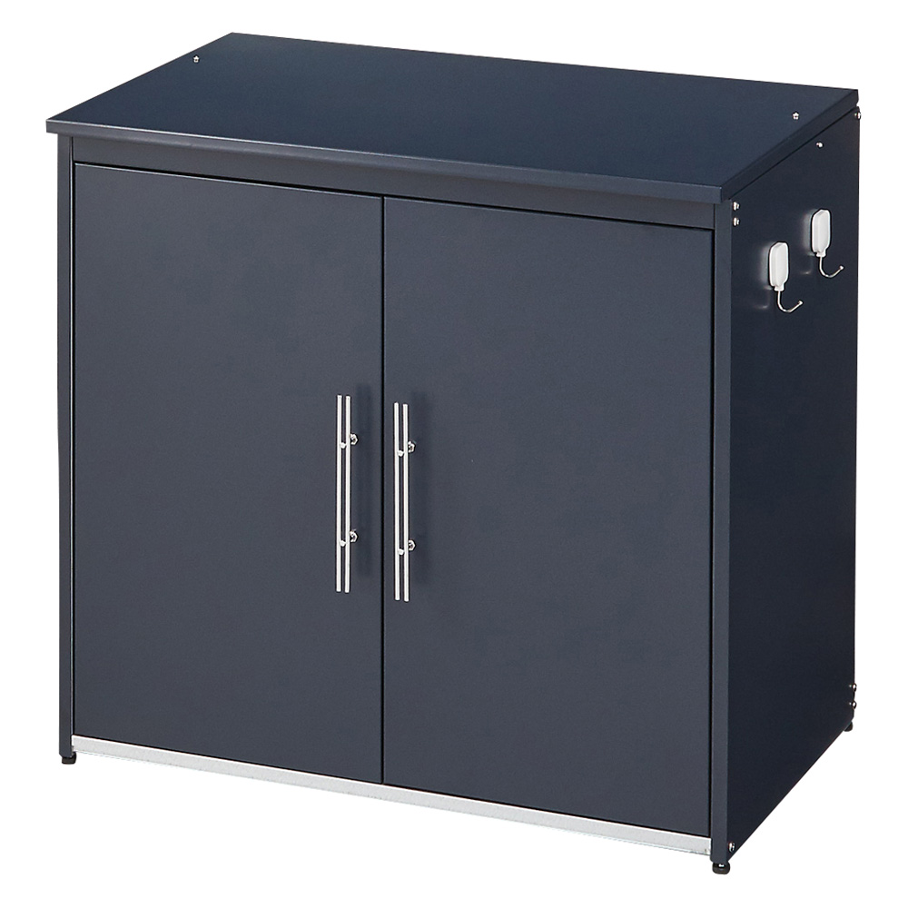 モダン2面開閉ダスト収納庫 幅74.5cm(容量170L) 保管庫 532907