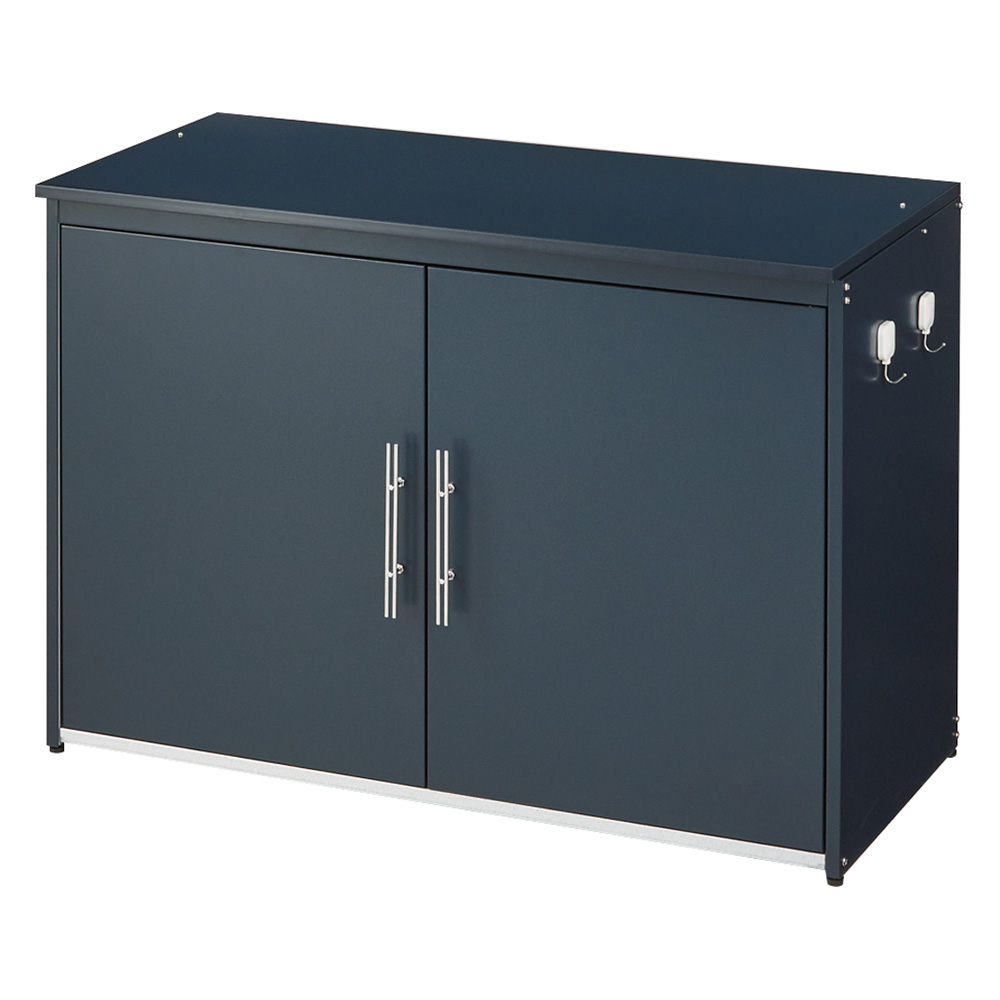 モダン2面開閉ダスト収納庫 幅100cm（容量230L） 保管庫 532908