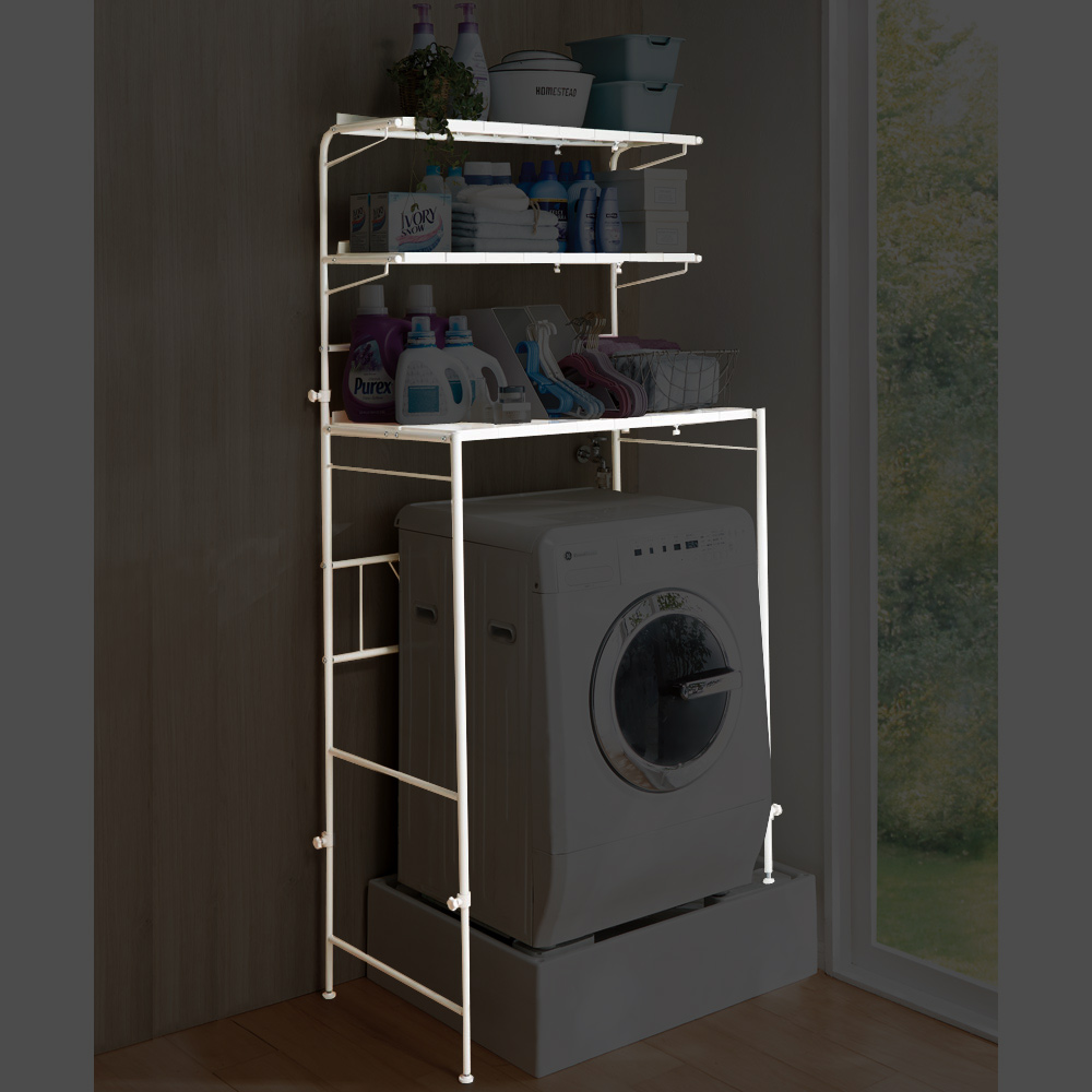 dショッピング |洗濯機ラック ランドリーラック 洗濯用品