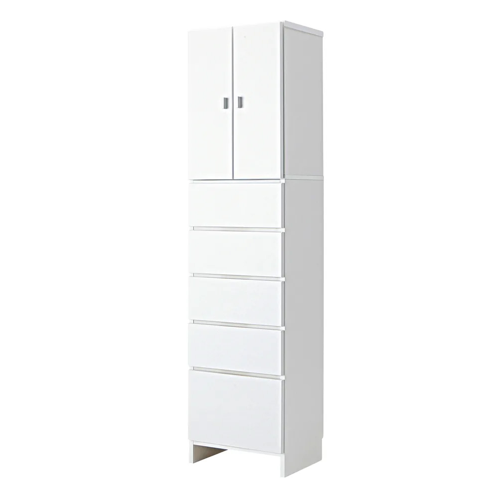 幅と奥行が選べるサニタリーチェスト 幅45cm奥行35cm 洗面所収納 隙間収納 トイレ 洗面所 ランドリー収納 541704