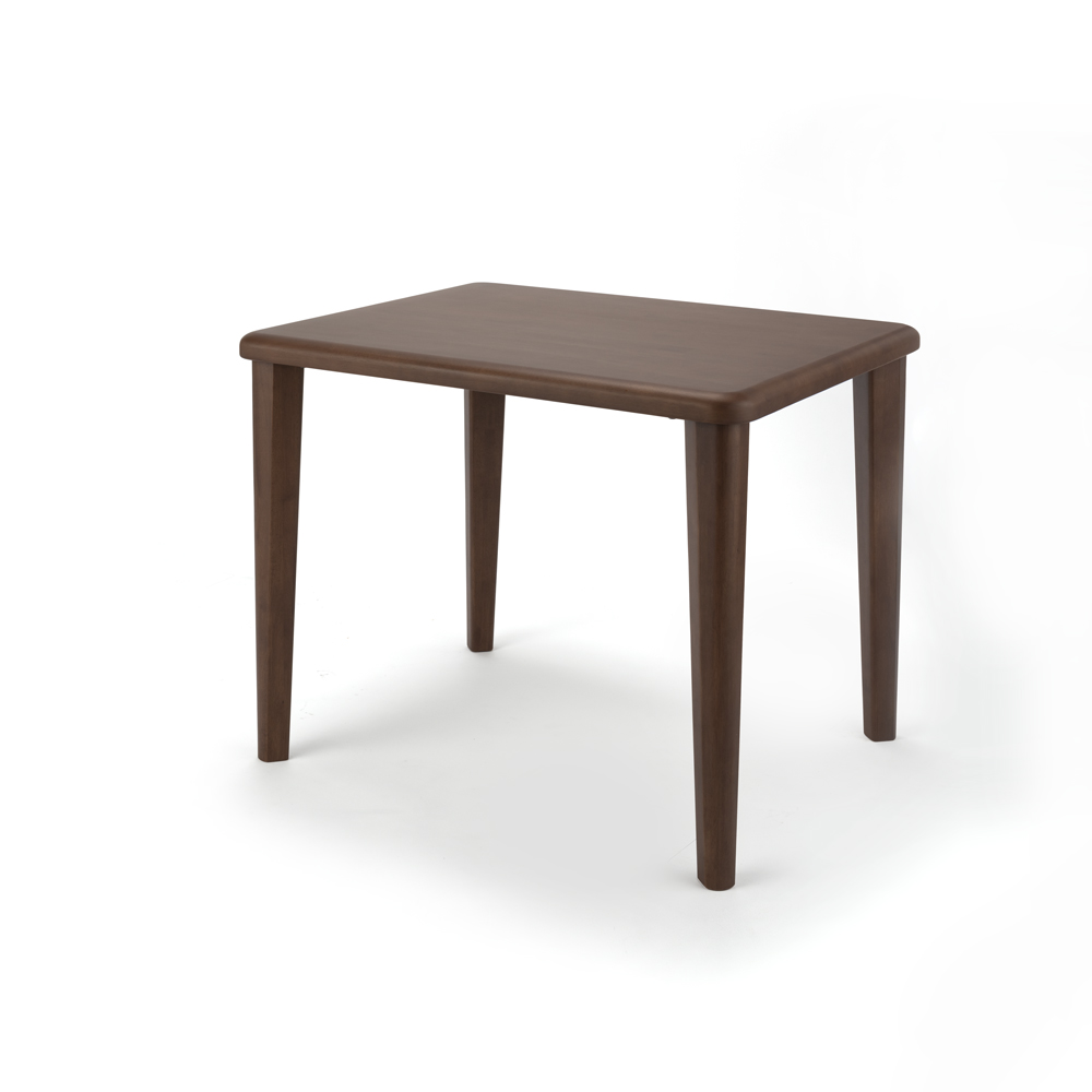 角丸優しいダイニングテーブル 4本脚 幅90奥行75cm ダイニングテーブル テーブル 543013