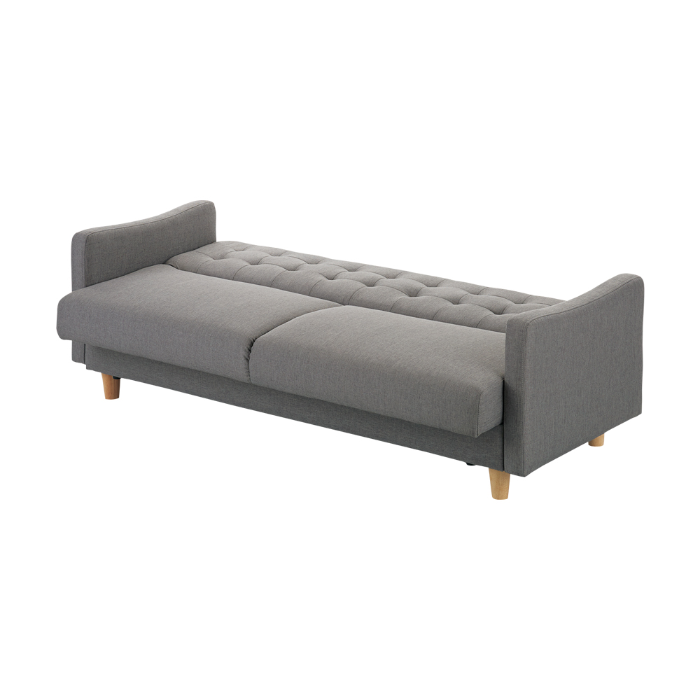 奥行きにこだわったソファベッド 幅196cm奥行70cm ファブリックソファ ソファ 543102