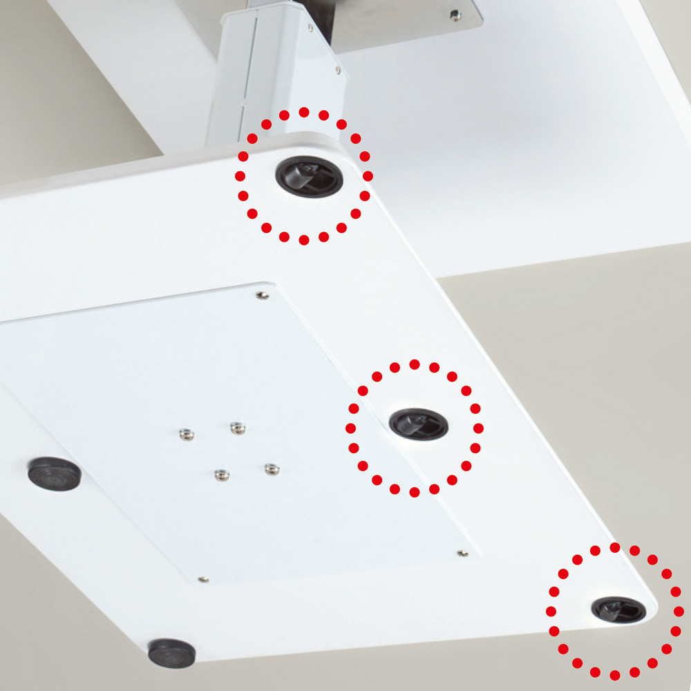 再お値下げ・移動がしやすいキャスター付き　ディノス昇降式テーブル幅120 白 Amazon.co.jp: ディノス テーブル 昇降式 リフティングテーブル ［幅