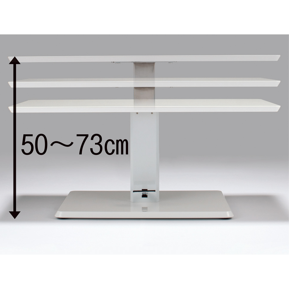 幅120cm］ 移動がしやすいキャスター付き昇降式テーブル ディノスANAmall店