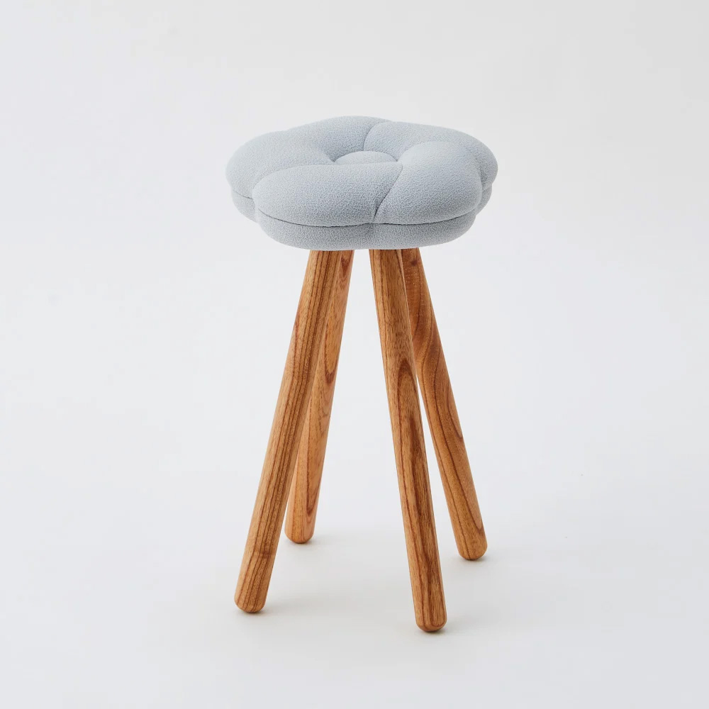 センダン天然木モナカシリーズ スツール 梅 ミドルタイプ 高さ45cm幅29cm奥行29cm スツール 丸椅子 椅子 チェア 544009