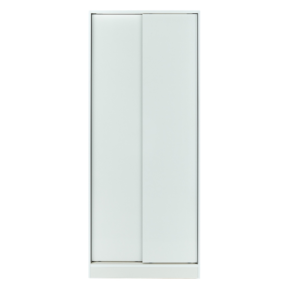 狭い場所でも収納たっぷり引き戸壁面収納シリーズ 収納庫 扉タイプ 幅75cm リビング壁面収納 壁面収納 システム収納 544601