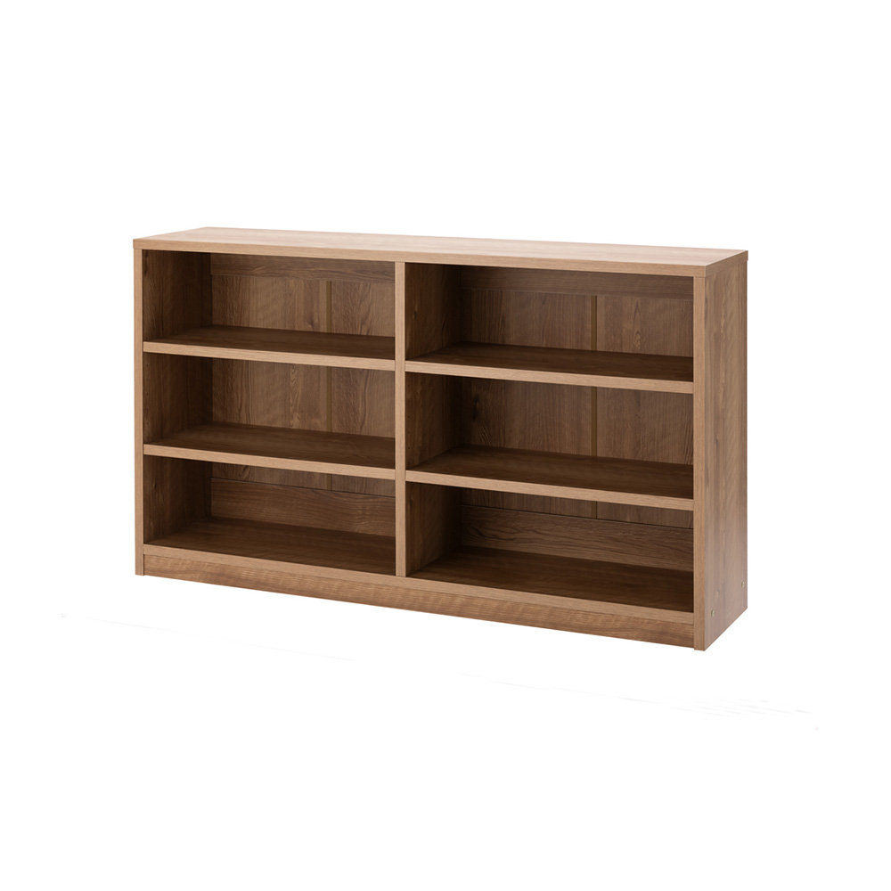 隠しキャスター付きオープンラック 幅120cm奥行29.5cm高さ70cm ウッドラック 木製シェルフ 本棚 ラック シェルフ 545202