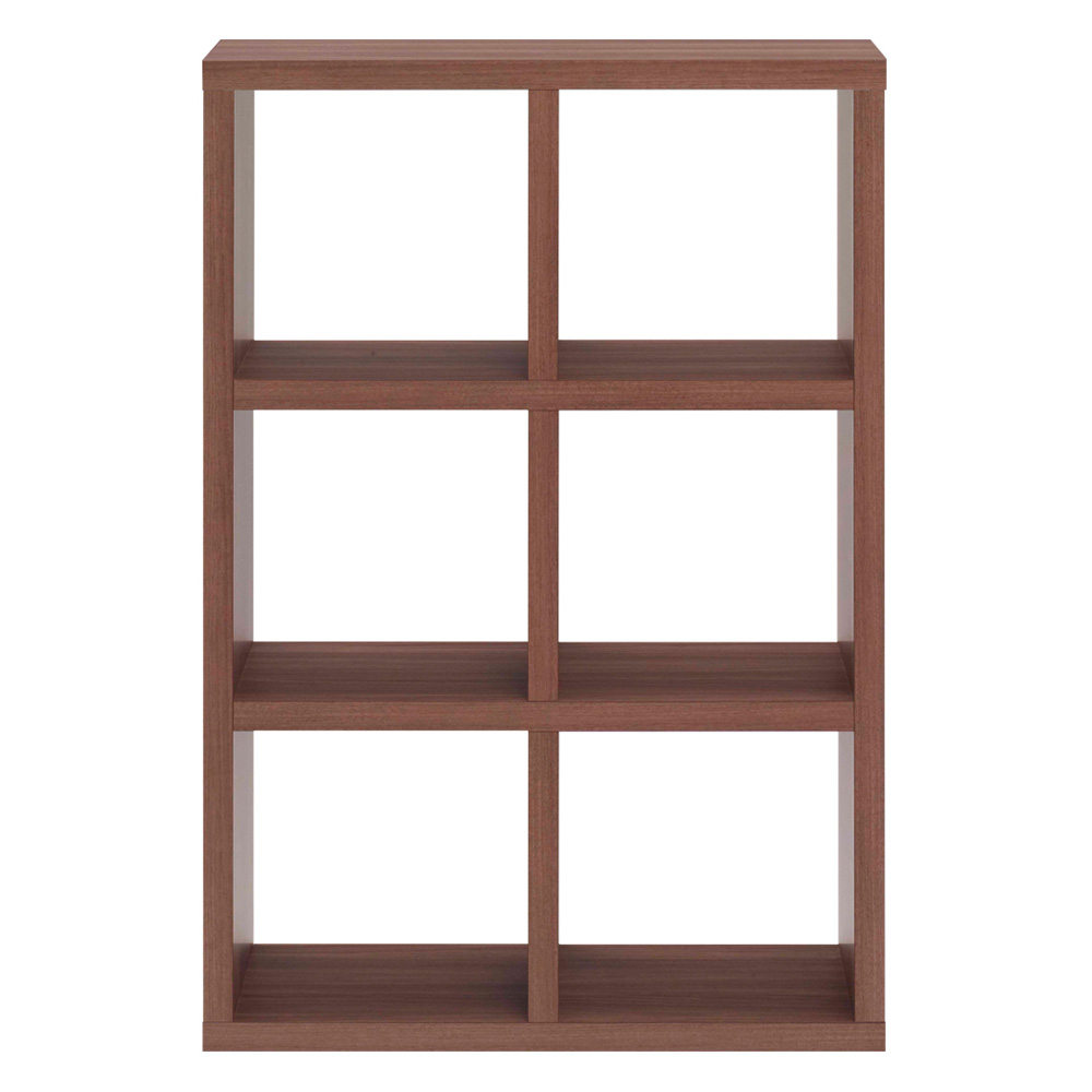 縦横自在スクエアシェルフ 3×2 幅78cm 高さ115cm コレクションケース ディスプレイラック 飾り棚 本棚 ラック シェルフ 545240