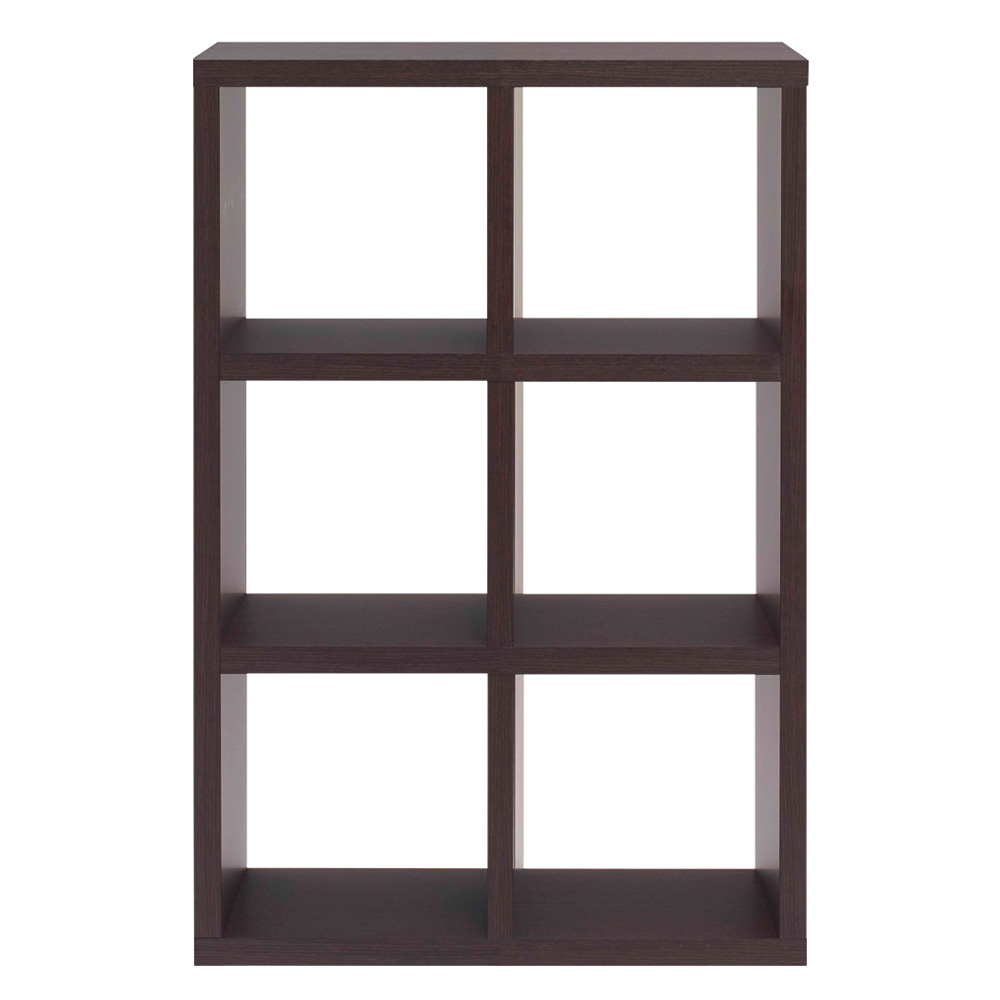 縦横自在スクエアシェルフ 3×2 幅78cm 高さ115cm コレクションケース ディスプレイラック 飾り棚 本棚 ラック シェルフ 545240