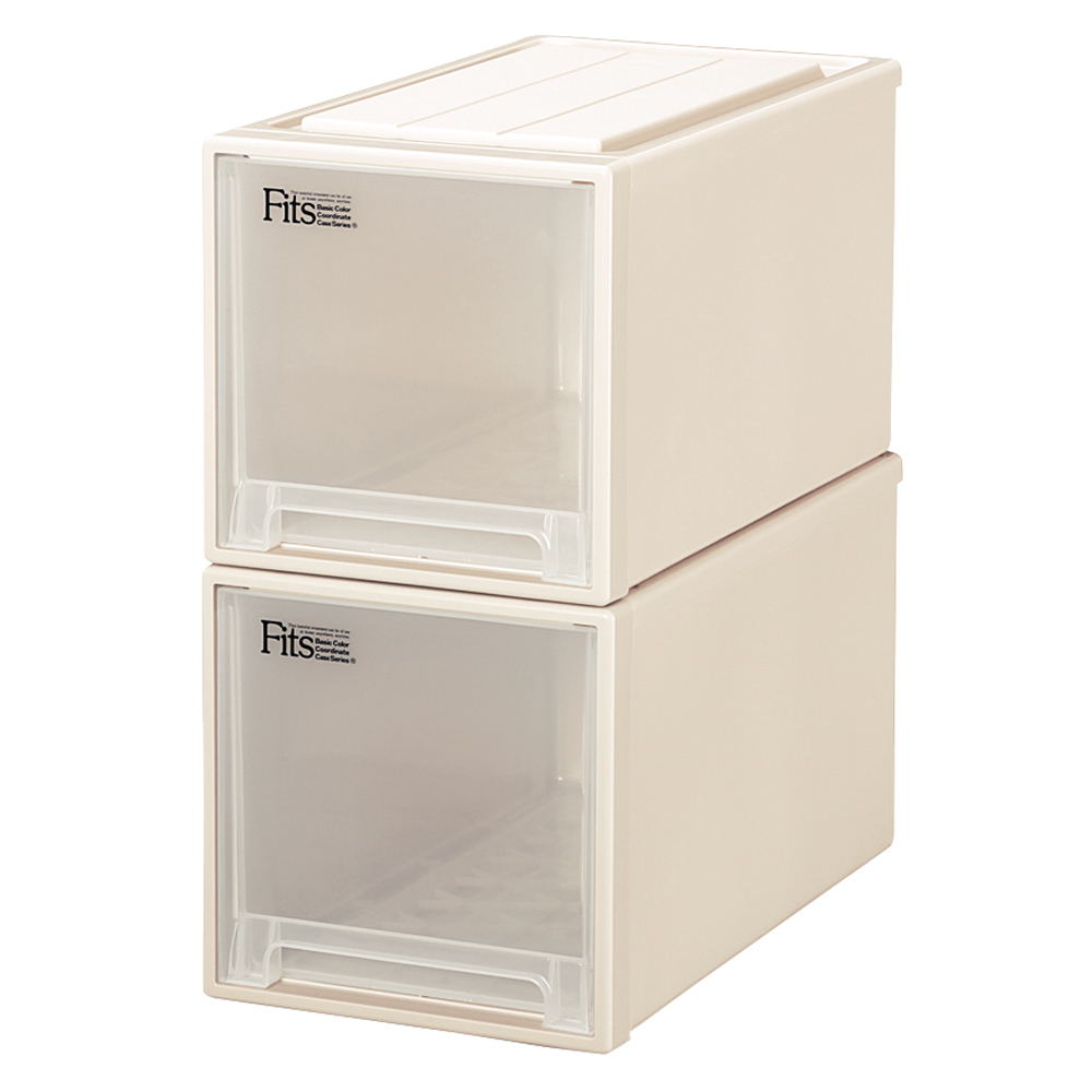 Fits フィッツ収納ケース クローゼットタイプ 奥行53cm 幅30cm 高さ30cm 2個組 収納ボックス 小物収納 フリーボックス 545810