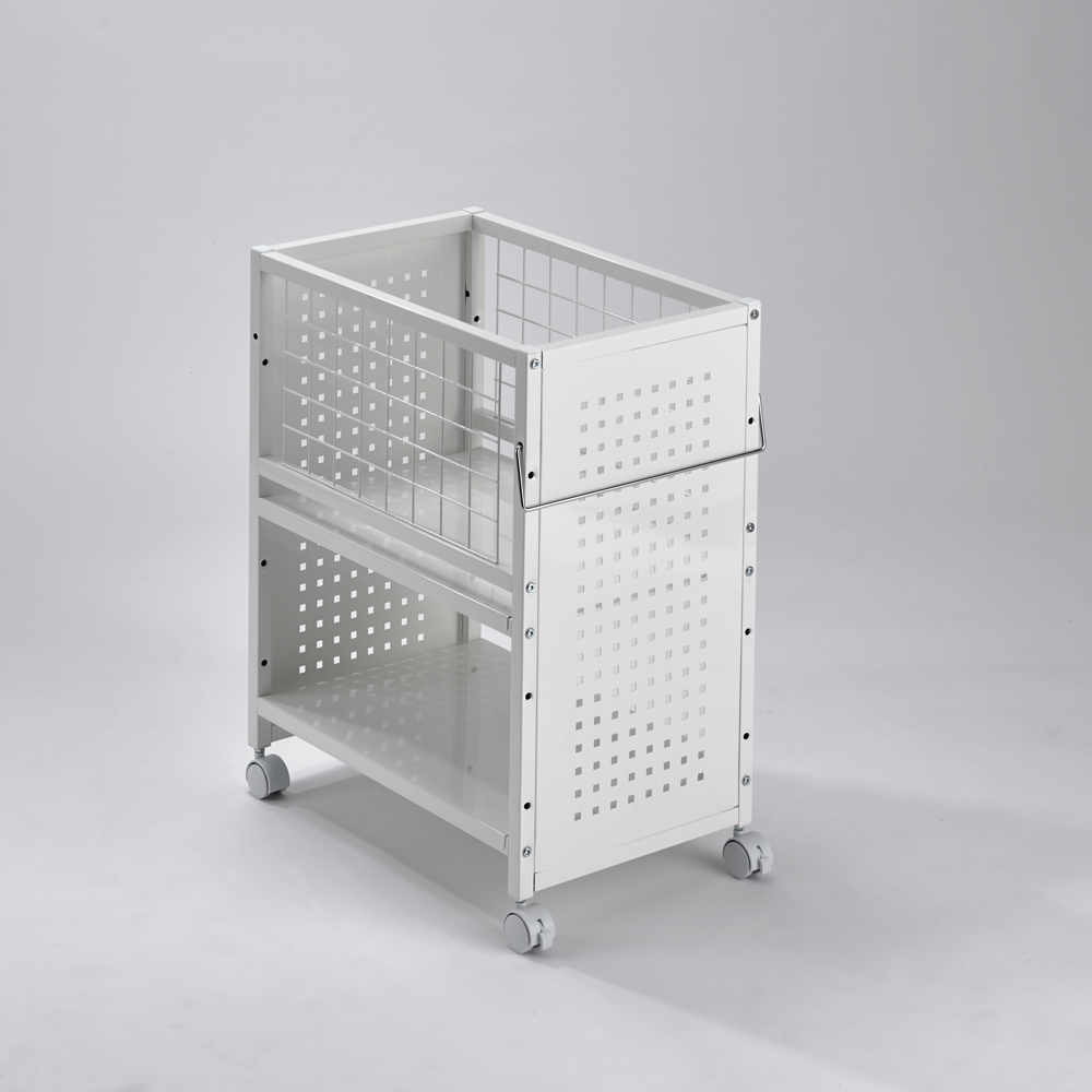 片付けラクラク!頑丈押し入れ収納ワゴン 幅35cm奥行55cm高さ65cm おもちゃ収納 絵本収納 子供部屋 キッズ収納 家具 545821