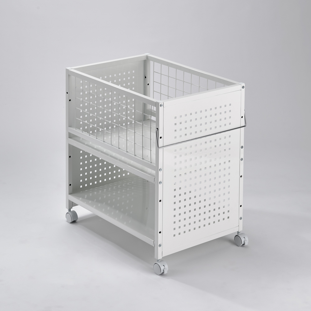 片付けラクラク!頑丈押し入れ収納ワゴン 幅45cm奥行65cm高さ65cm おもちゃ収納 絵本収納 子供部屋 キッズ収納 家具 545825