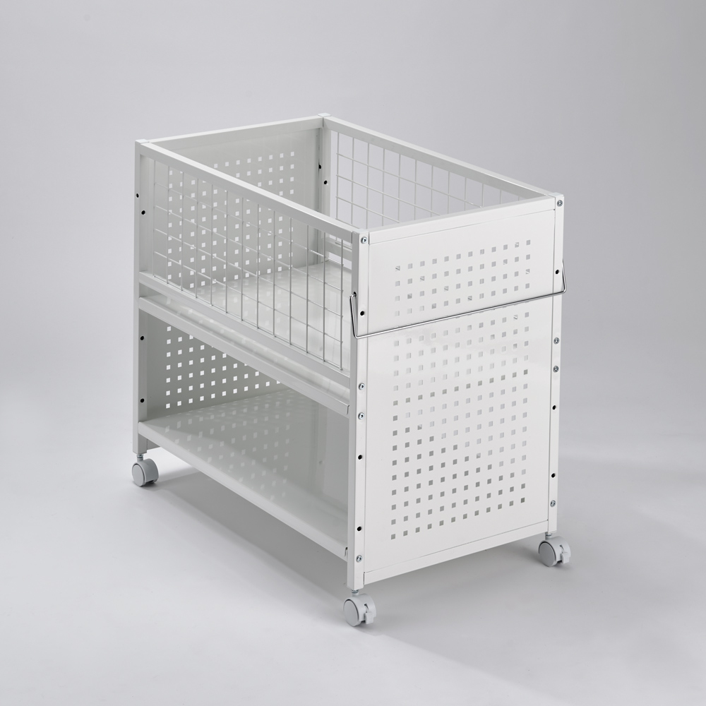 片付けラクラク!頑丈押し入れ収納ワゴン 幅45cm奥行75cm高さ65cm おもちゃ収納 絵本収納 子供部屋 キッズ収納 家具 545826