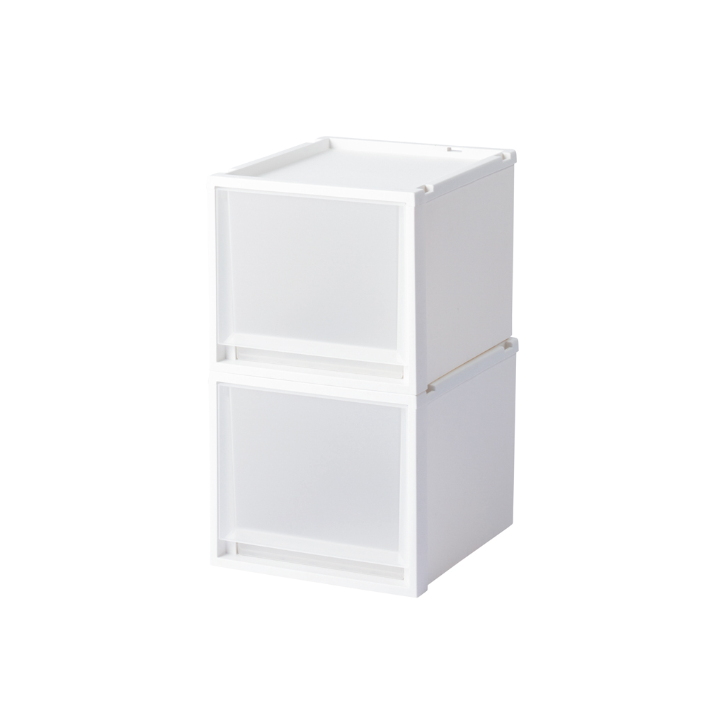 Fits フィッツケースFC40収納ケース奥行40cm 2個組(幅35cm高さ30cmタイプ) 収納ボックス 小物収納 フリーボックス 545845