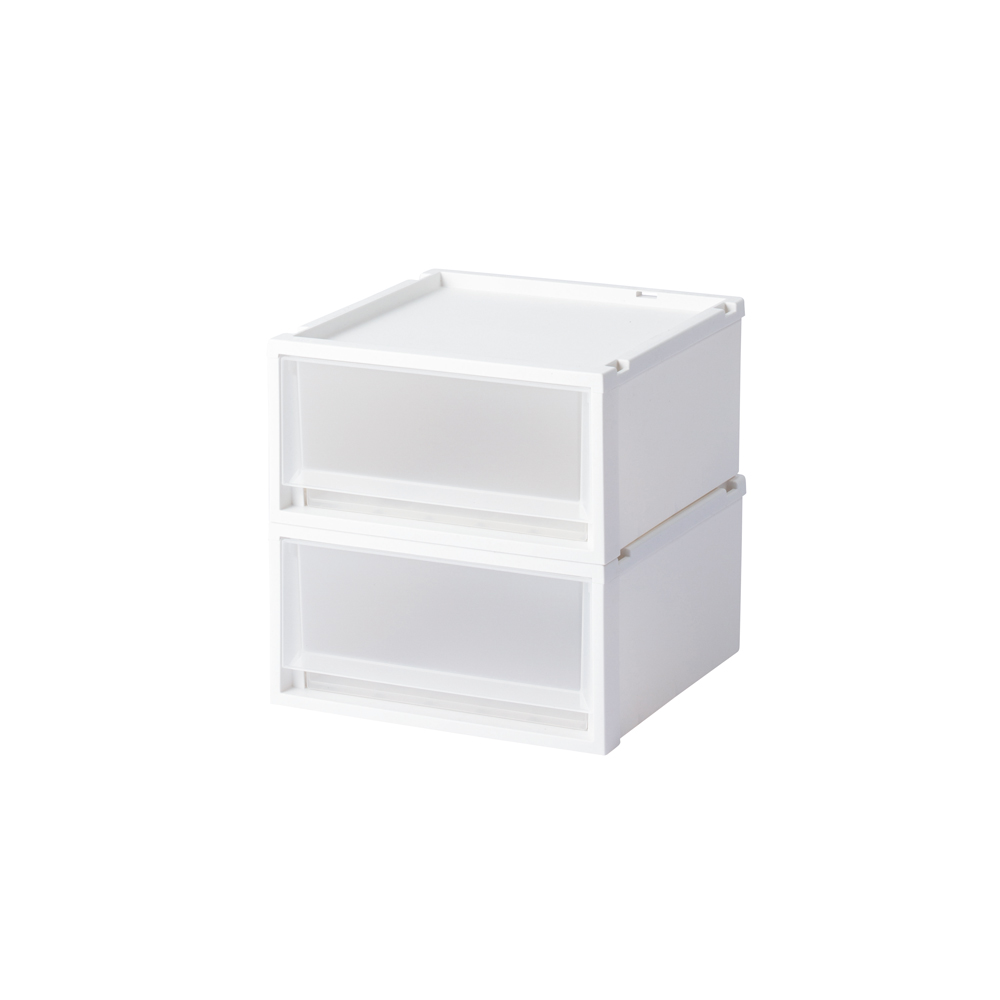 Fits フィッツケースFC40収納ケース奥行40cm 2個組(幅40cm高さ20cmタイプ) 収納ボックス 小物収納 フリーボックス 545847