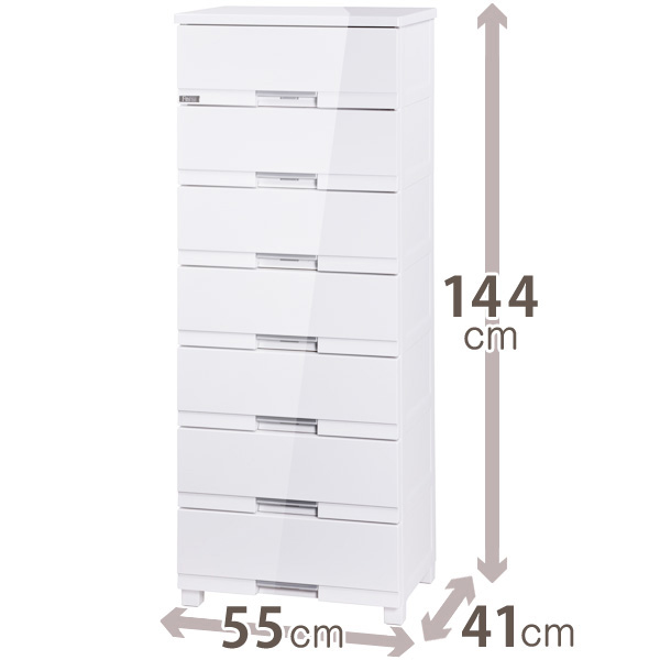 Fits フィッツプラスプレミアム 幅55cm 7段［FP5507 テンマ］ タンス 衣類収納 545958