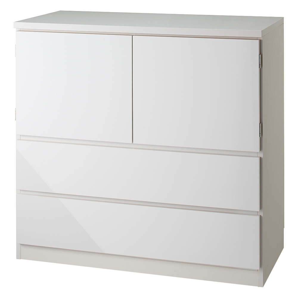 スタイリッシュな着物専用クローゼット 上盆収納＆下引き出し タンス 衣類収納 546007