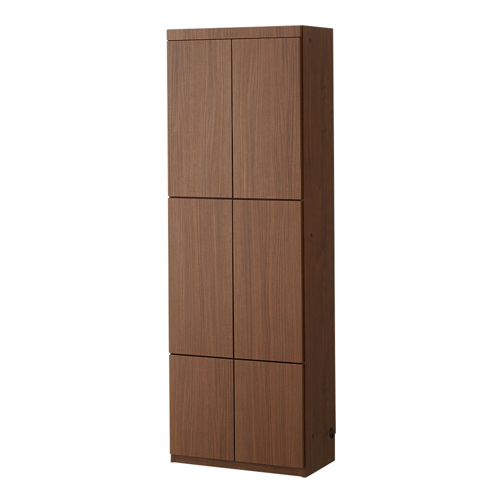 美しく飾れる 壁面収納システム 扉収納庫タイプ 幅60cm コレクションケース ディスプレイラック 飾り棚 本棚 ラック シェルフ 546906