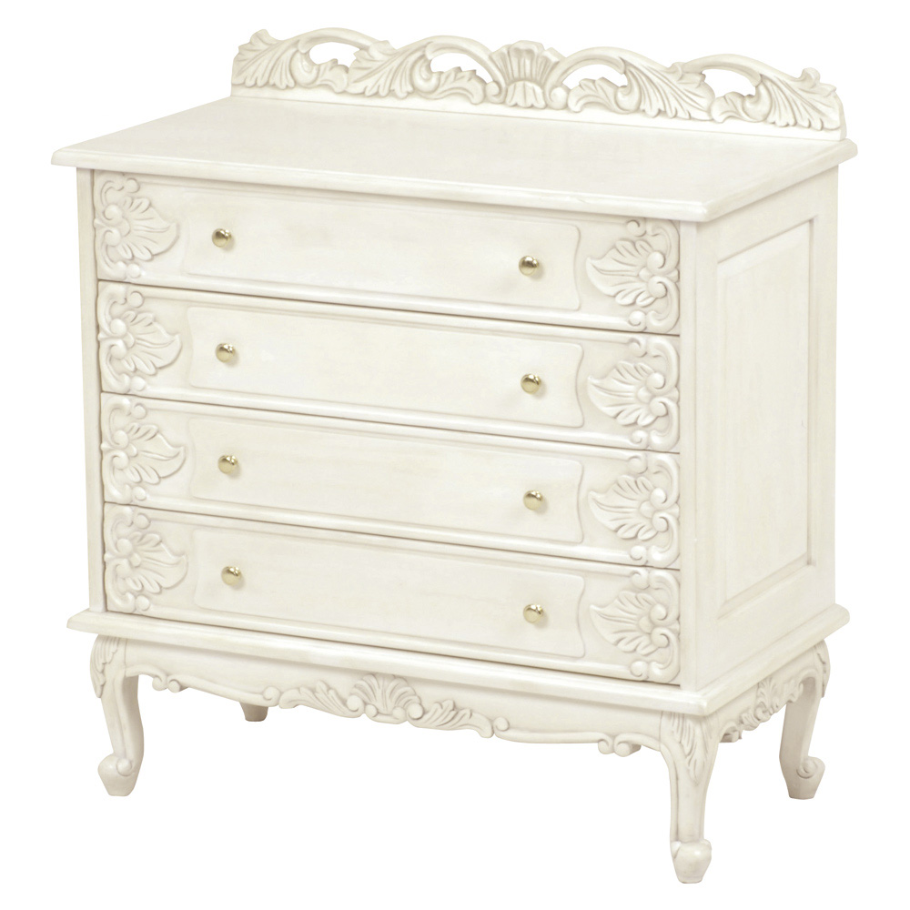 アンティーククラシックシリーズ チェスト 幅80奥行40高さ83cm タンス 衣類収納 546921