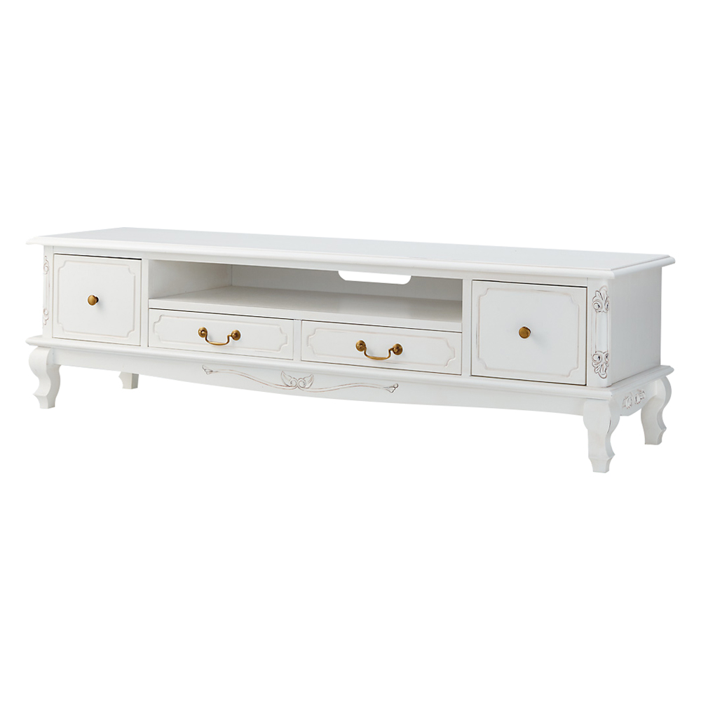 テレビ台 幅150高さ42cm 【アンティーク調クラシックシリーズ】 ミドルタイプテレビ台 テレビ台 テレビボード 546934