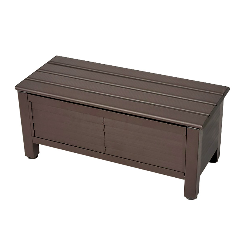 ルーバーストッカー 浅型踏み台タイプ 幅84cm 物置 547119