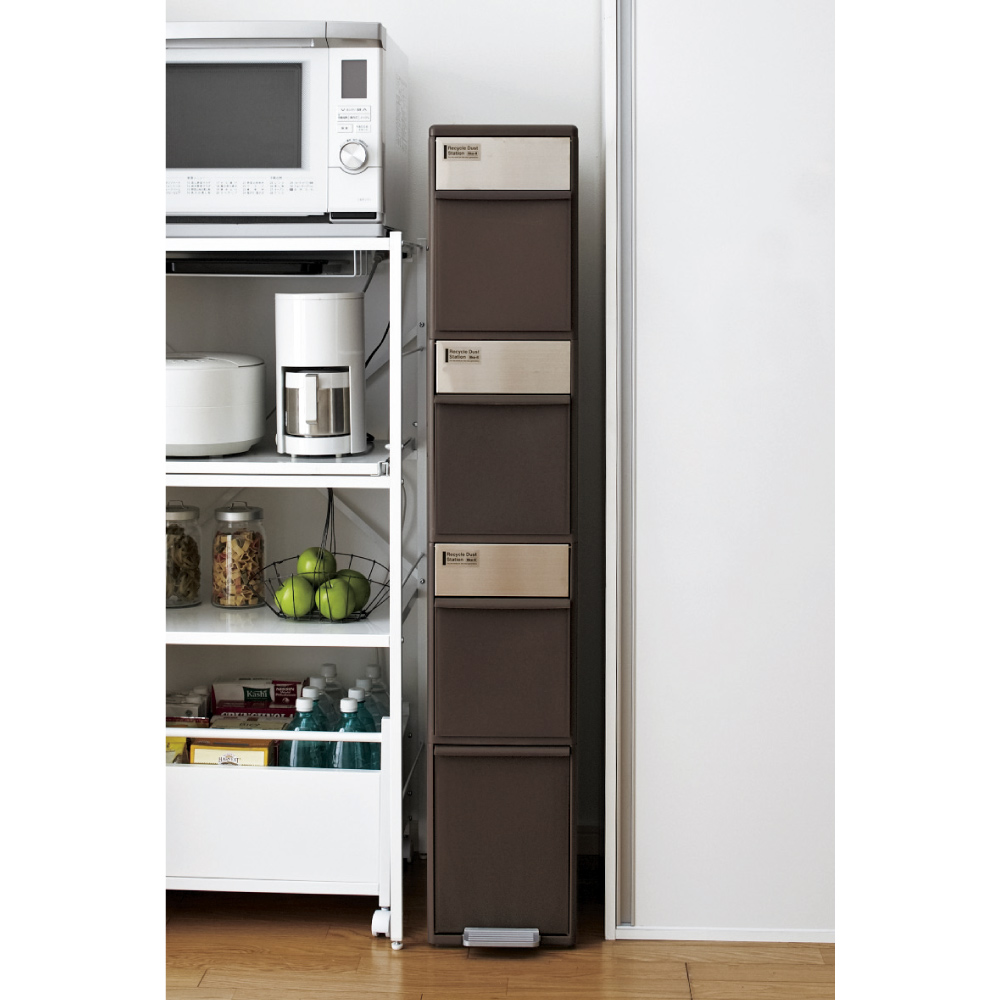 分別スウィングステーション（ダストボックス） 4段・ハイタイプ キッチン 分別 ダストボックス 542012