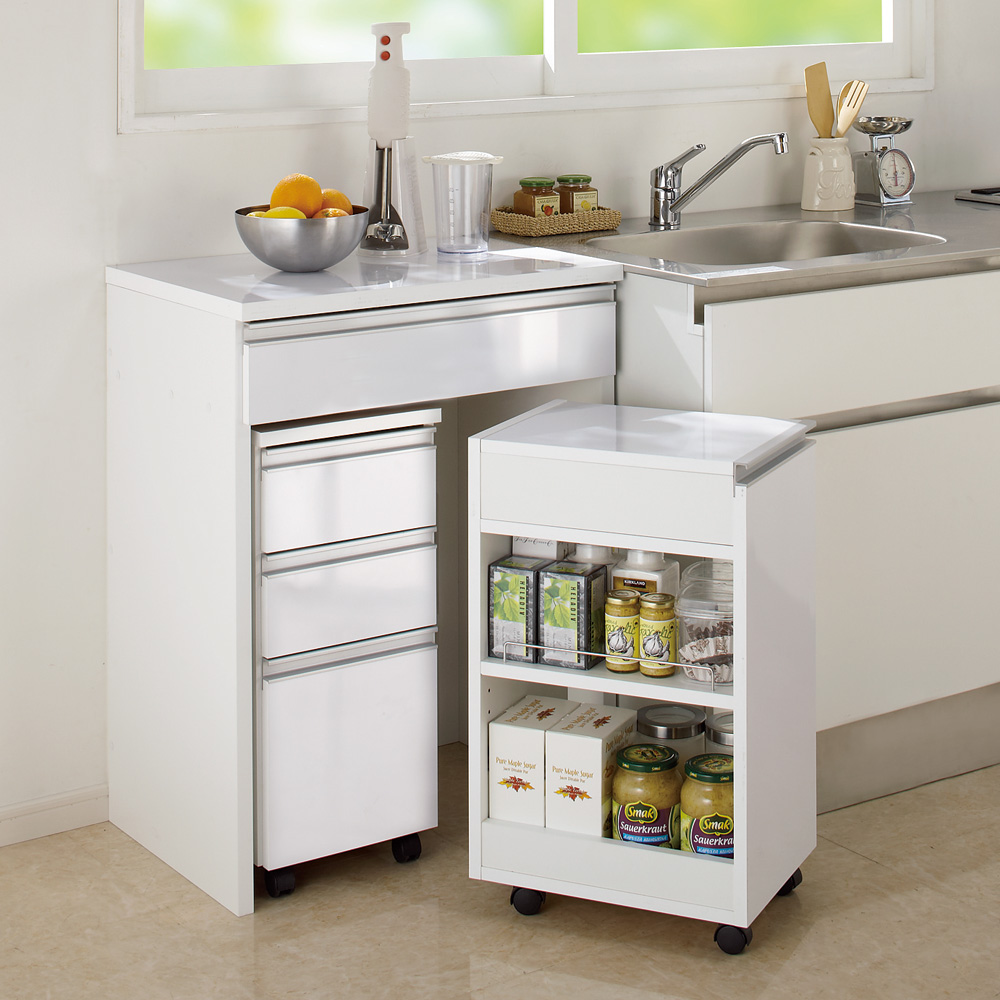 間仕切りキッチンカウンター カウンターデスク 幅65cm キッチンボード キッチン収納 542205