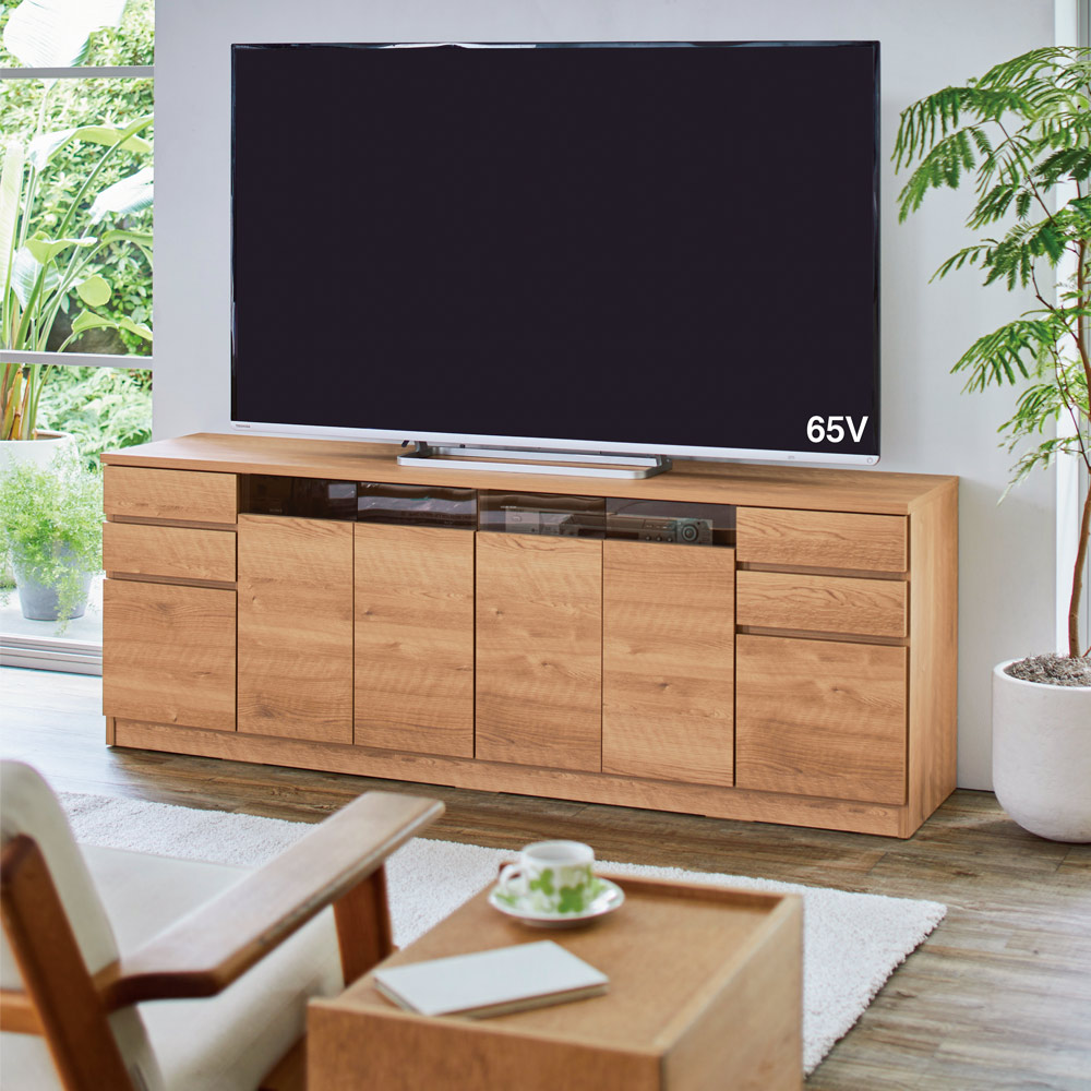 大容量収納テレビ台 幅173.5高さ62cm 【リビング収納を1台で解決