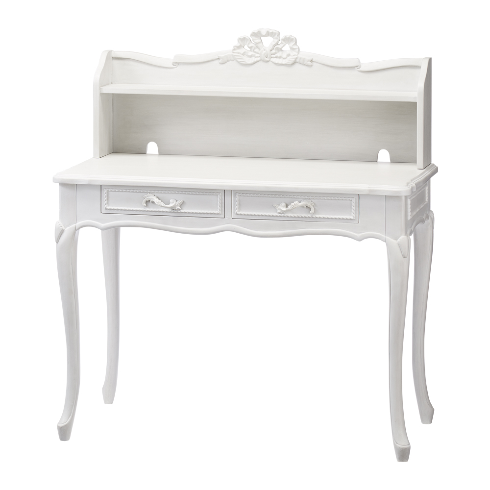 シャビーシック フレンチ リビング収納家具シリーズ デスク パソコン PC ワーク 袖机 机 585310