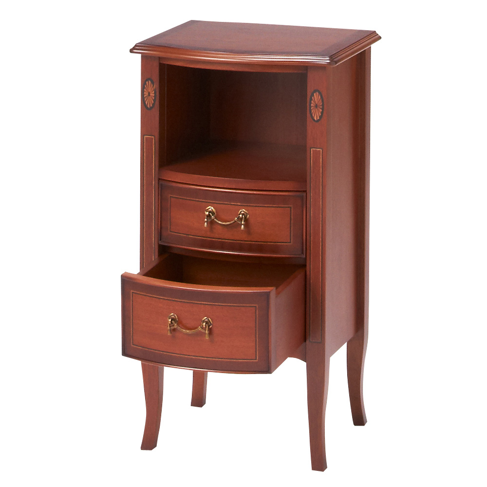 ベネチア調象がんシリーズ 電話台・FAX台 電話 FAX台 多段 リビング収納 585326