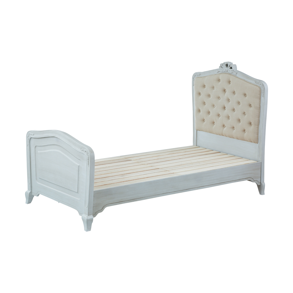 ≪シングル・フレームのみ≫ シャビーシックフレンチベッド ベッドフレーム ベッド 585350