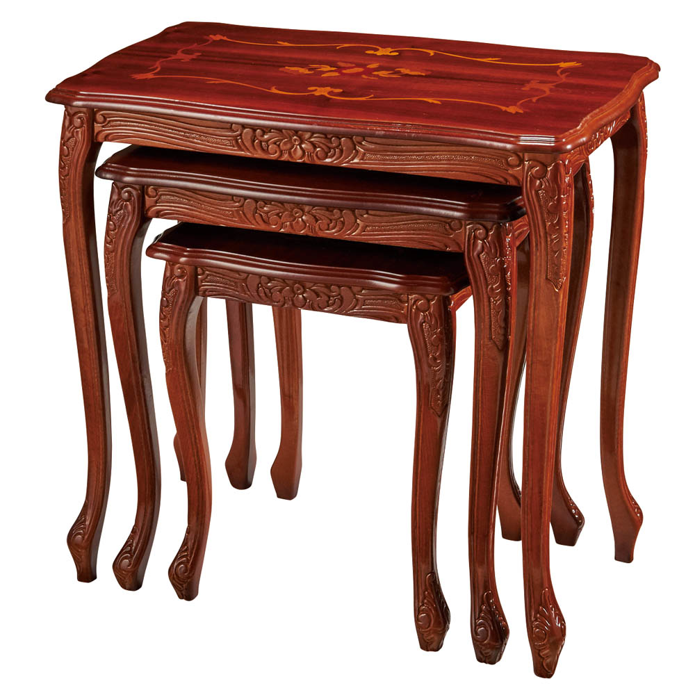 イタリア製象がんシリーズ ネストテーブル3点セット ネストテーブル テーブル 585354