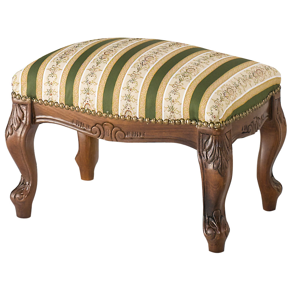 イタリア製クラシックシリーズ フットスツール 幅40.5cm スツール 丸椅子 椅子 チェア 585356