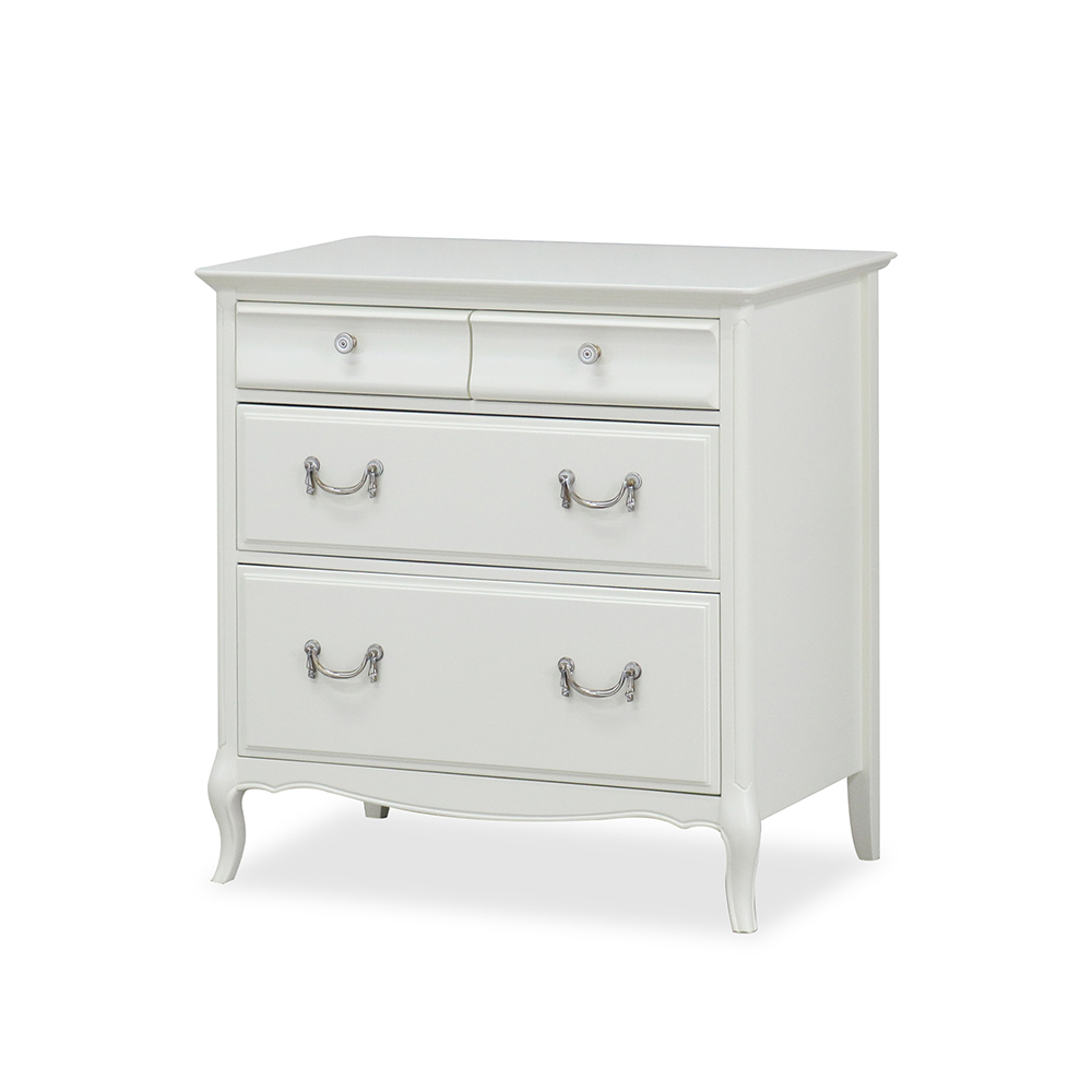 クラシカルフレンチシリーズ チェスト3段・幅70cm 収納ボックス 小物収納 フリーボックス 585381