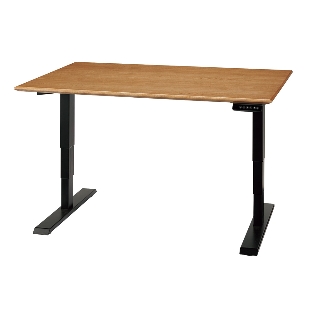 ≪幅120cm≫ 座卓としても使える電動昇降リビング・ダイニングテーブル 昇降式 リフティングテーブル テーブル 585501