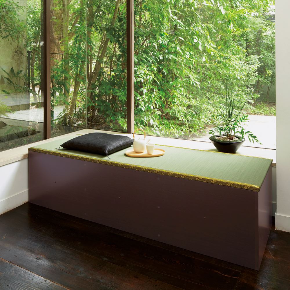 ユニット畳シリーズ 1.5畳 高さ31cm ユニットシェルフ リビング収納 585605