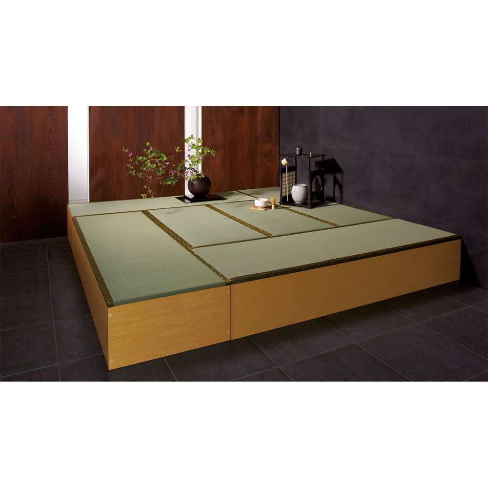 ユニット畳シリーズ お得なセット 6畳セット 幅180奥行240cm 高さ31cm ユニットシェルフ リビング収納 585613