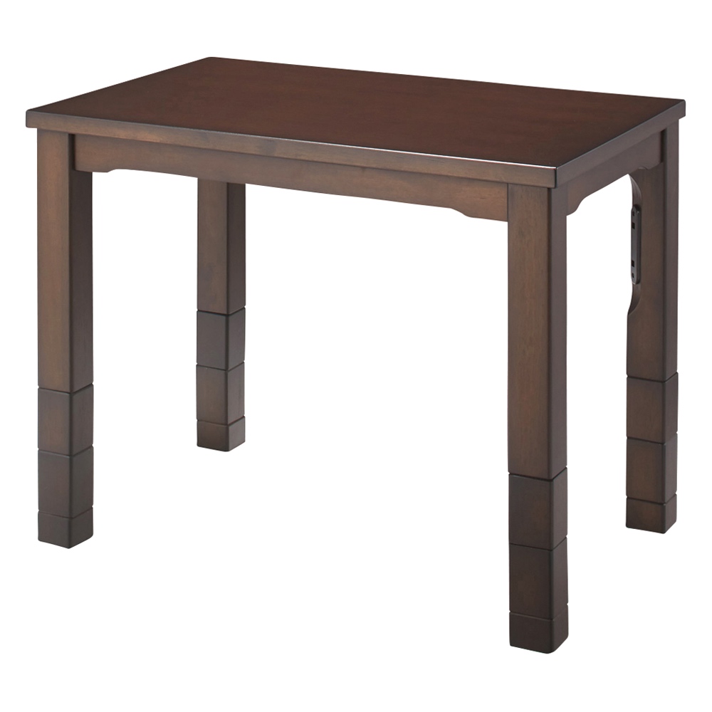 天然木ダイニングこたつテーブル 90×60cm【長方形・小】 ダイニングこたつ チェア こたつ 585701