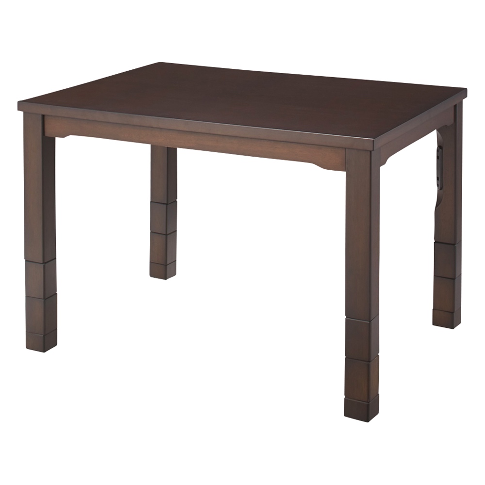 天然木ダイニングこたつテーブル 105×80cm【長方形】 ダイニングこたつ チェア こたつ 585703