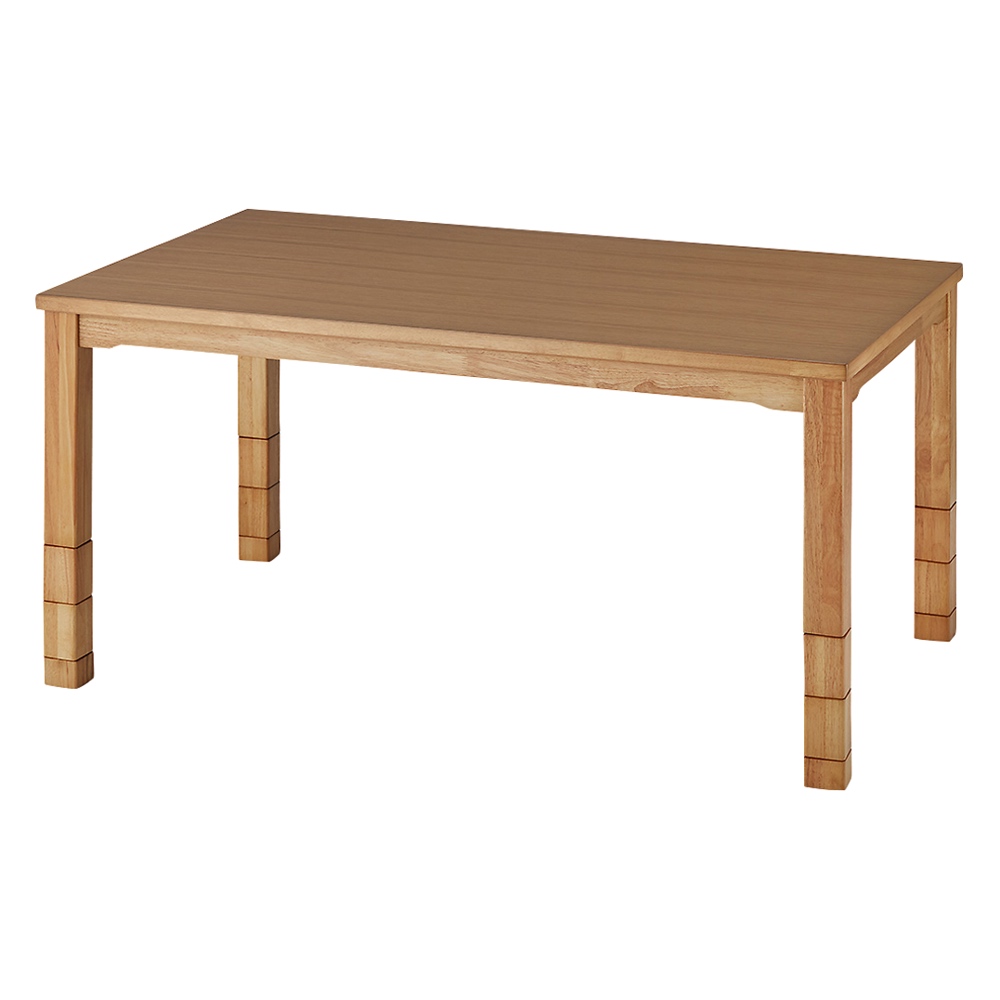 天然木ダイニングこたつテーブル 150×90cm【長方形・特大】 ダイニングこたつ チェア こたつ 585705