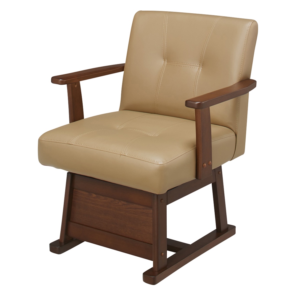 ダイニングこたつシリーズ 肘付き回転チェア お得な同色2脚組 ダイニングこたつ チェア こたつ 585707