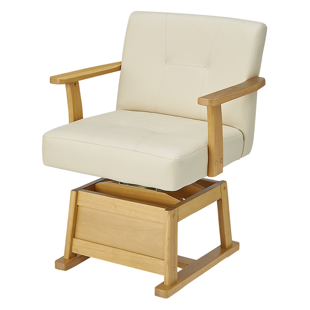 ダイニングこたつシリーズ 肘付き回転チェア お得な同色2脚組 ダイニングこたつ チェア こたつ 585707