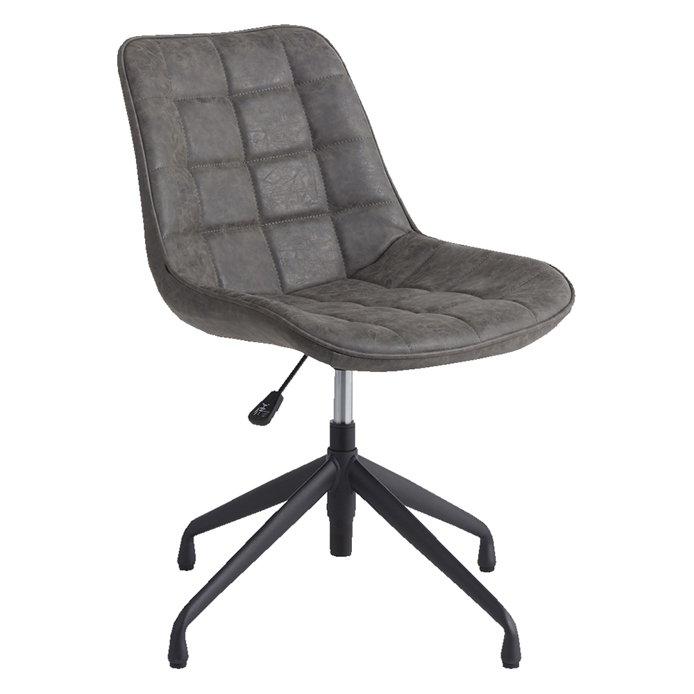 体格に合わせて使えるアイアンダイニングシリーズ 昇降回転チェア ゆったりタイプ お得な2脚組 オフィス ワークチェア 事務椅子 ホームオフィス家具 585718