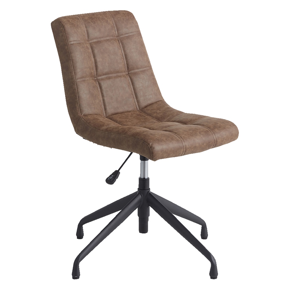 体格に合わせて使えるアイアンダイニングシリーズ 昇降回転チェア すっきりタイプ お得な2脚組 オフィス ワークチェア 事務椅子 ホームオフィス家具 585719