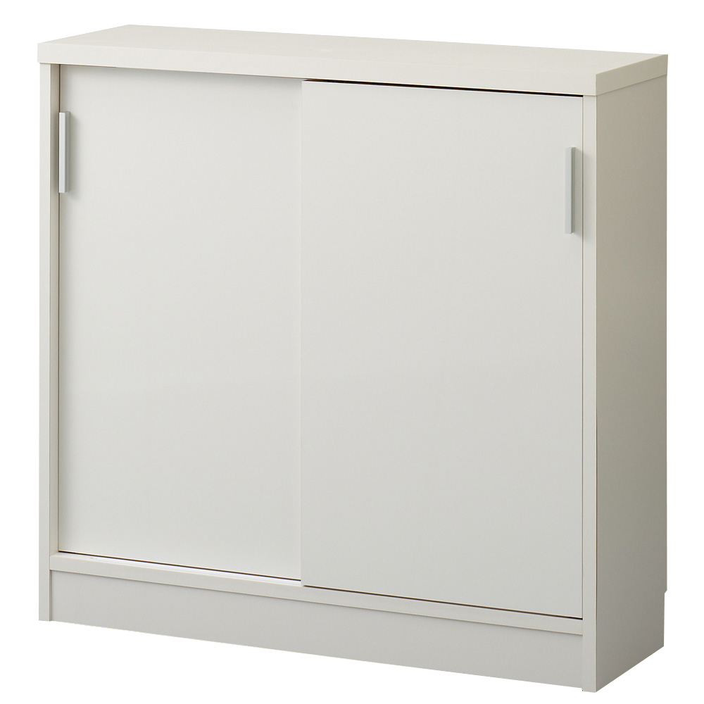 引き戸カウンター下収納庫 奥行29.5高さ70cmタイプ 収納庫・幅90cm キャビネット リビングボード リビング収納 585816