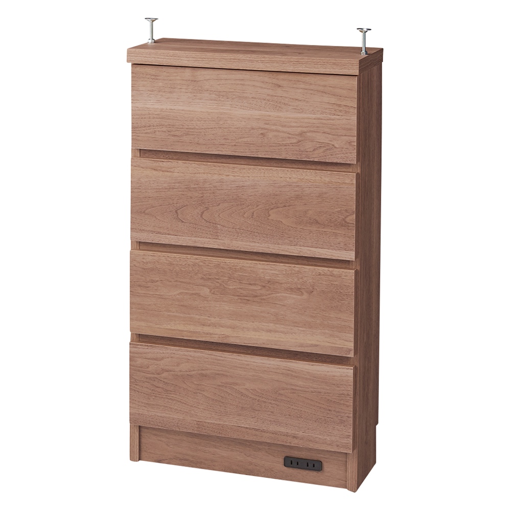 シンプルカウンター下収納庫（奥行22高さ87cm） 引出タイプ 幅48.5cm キッチンカウンター下収納 キッチン収納 586055