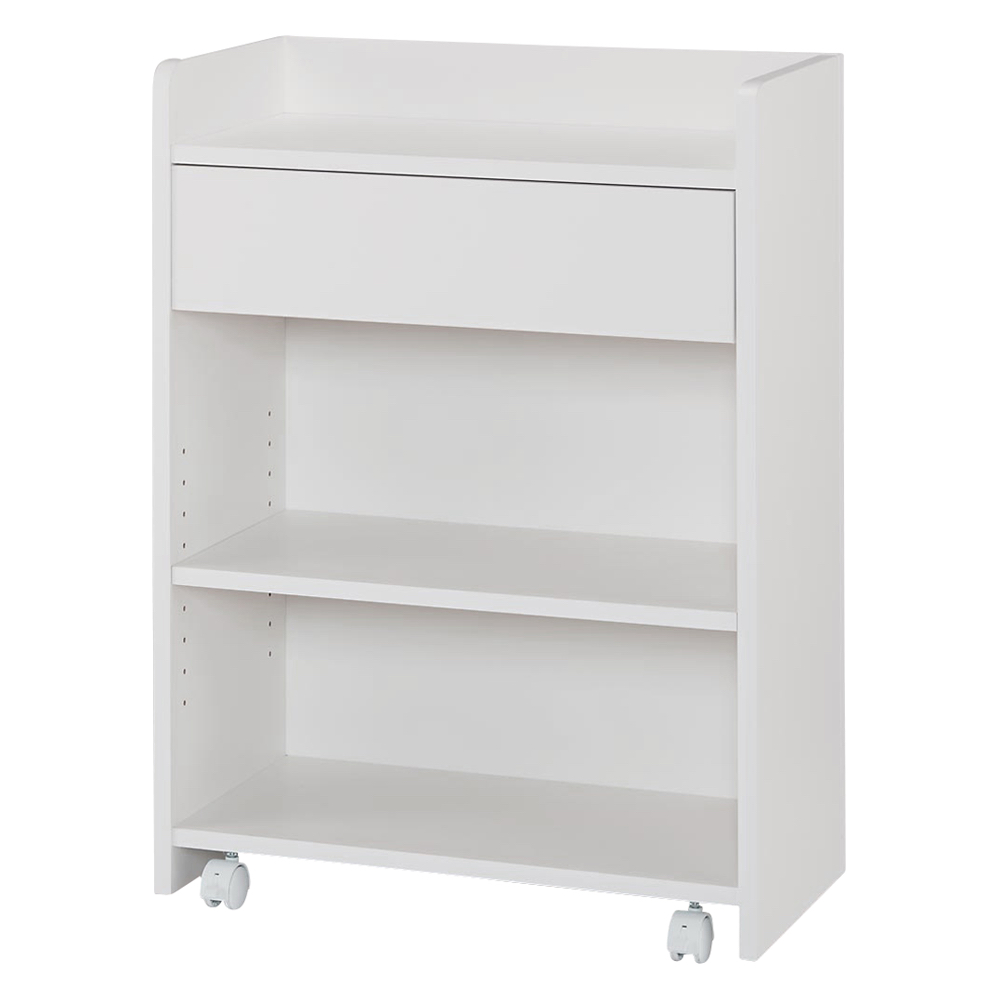 隠せるカウンター下収納 小引き出しタイプ 幅59高さ66cm サイド 脇机 机 586102