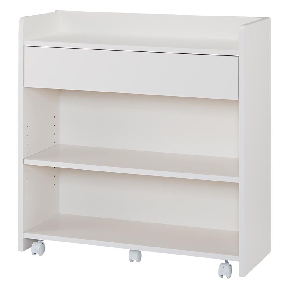 隠せるカウンター下収納 小引き出しタイプ 幅79高さ80cm サイド 脇机 机 586111