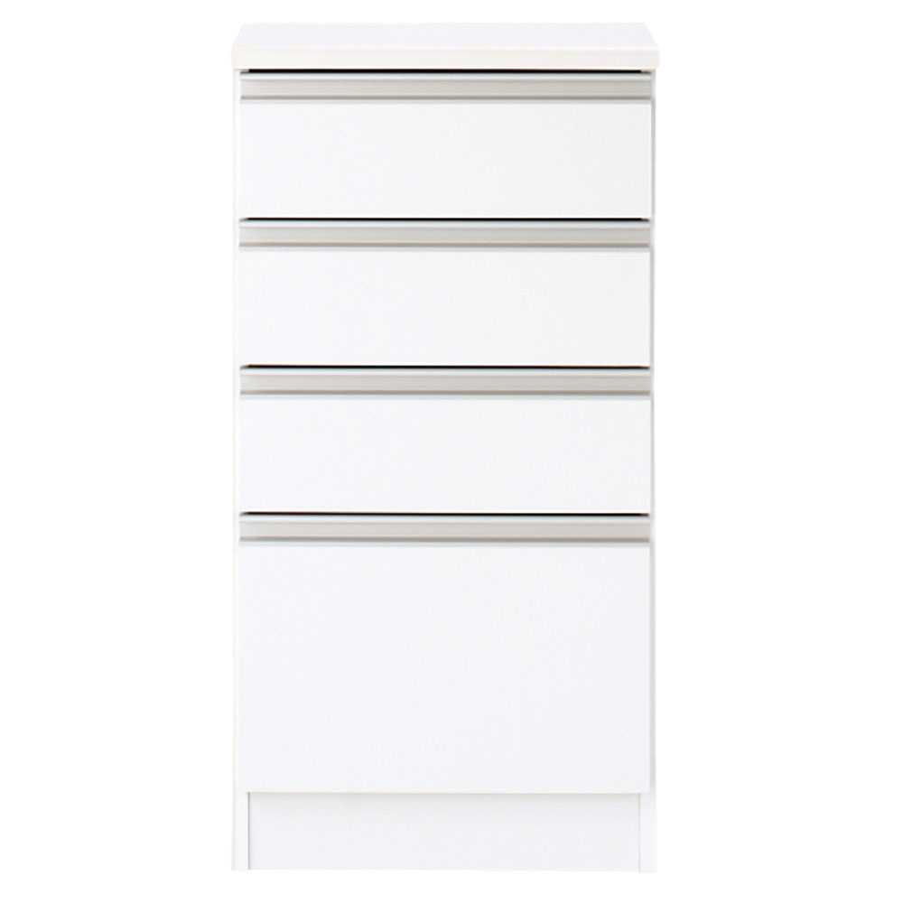 ストレートカウンター下収納庫 引き出し 幅45 奥行20cm 薄型タイプ リビング リビング収納 586116